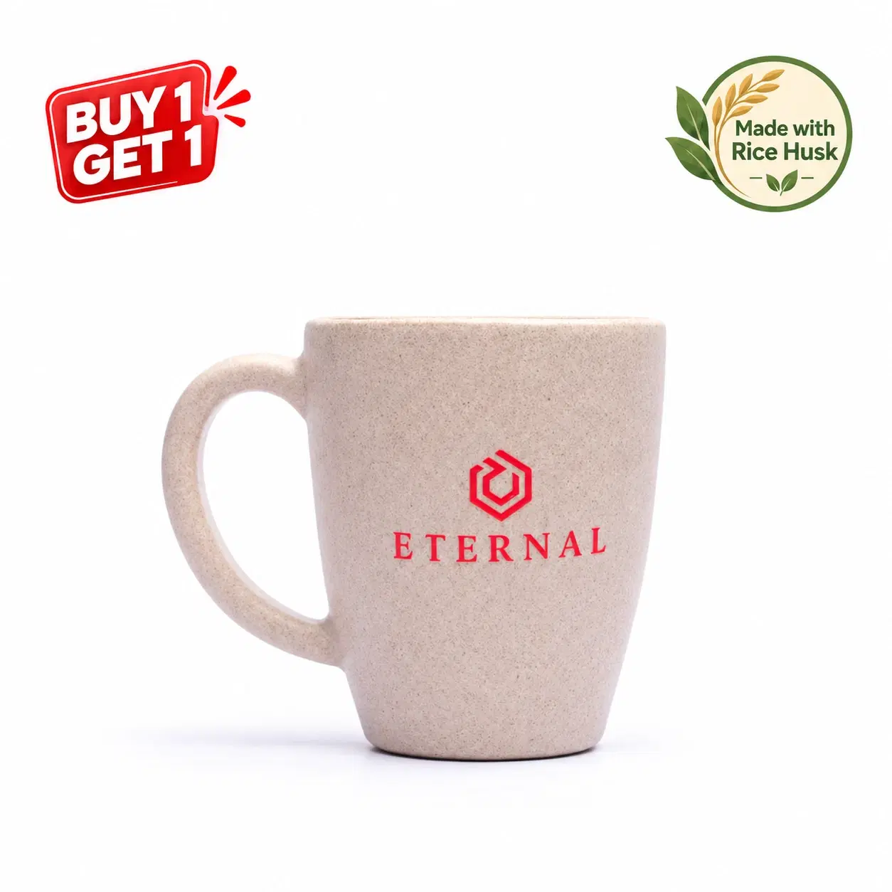 ETERNAL CORP Classic Coffee Mug | BUY 1 GET 1 FREE | 5 Colours | Premium Ecofriendly Coffee Mug | Stylish Matte Finish | Microwave & Dishwasher Safe | Daily Use Cup for Home & Office
