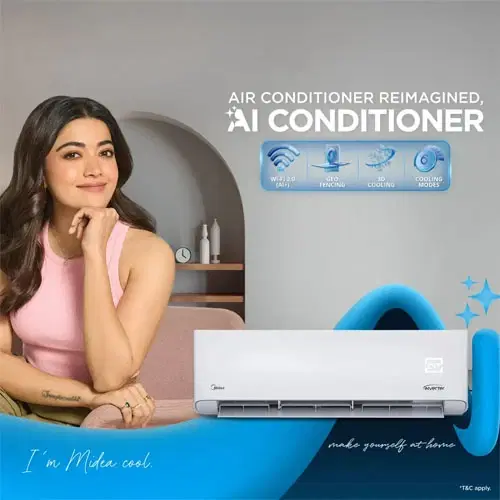 Midea AI Air Conditioner with WiFi & 3D Cooling