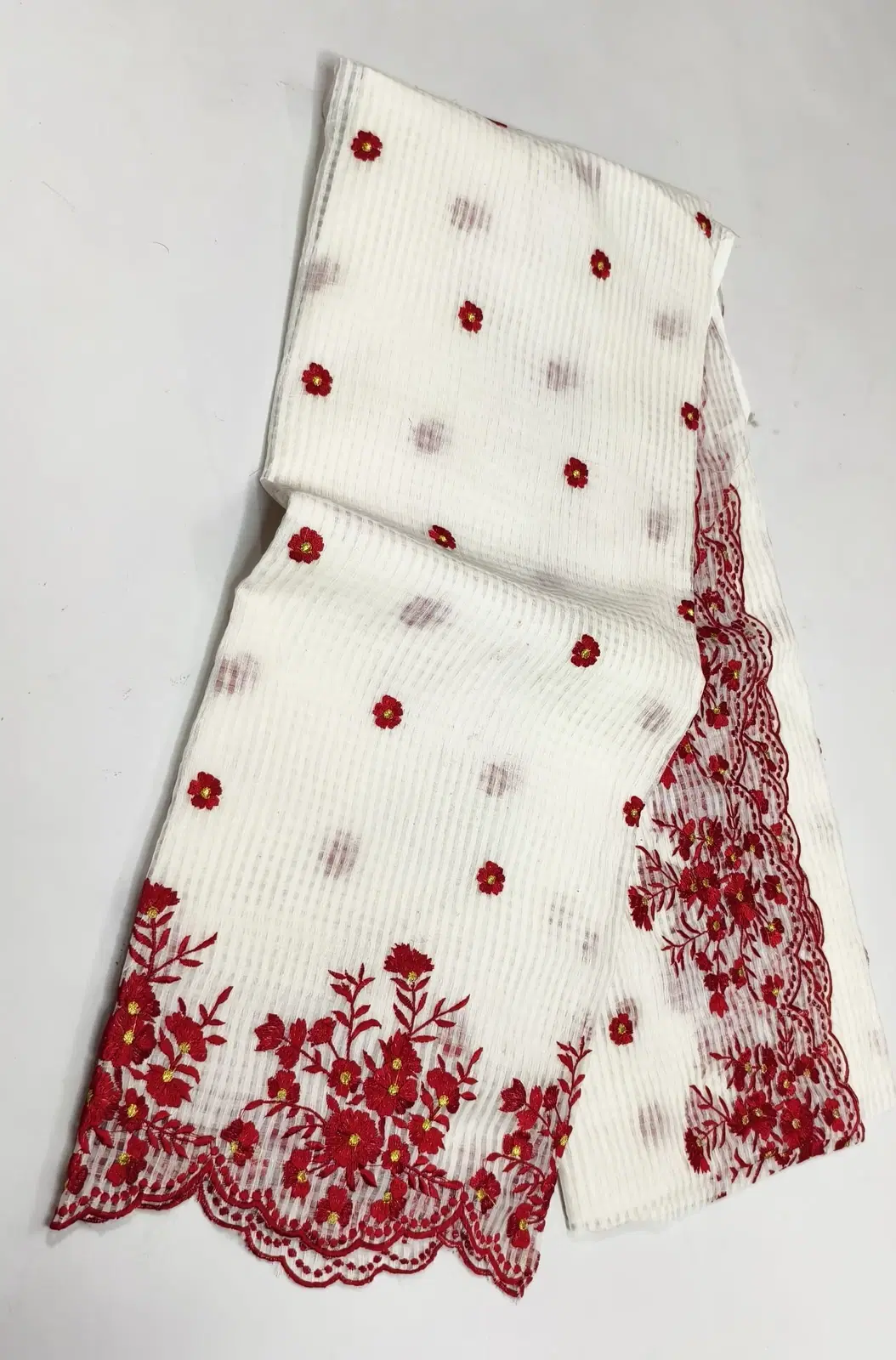 All overy embroidered Designed Kota Saree