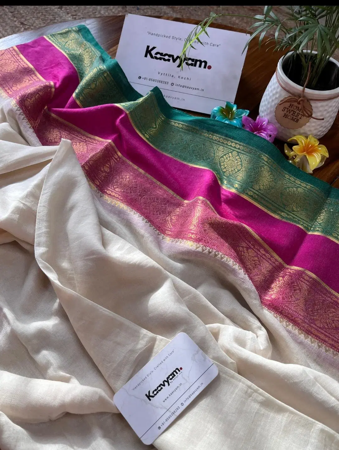 Kaavyam Handpicked Style Traditional Indian Saree