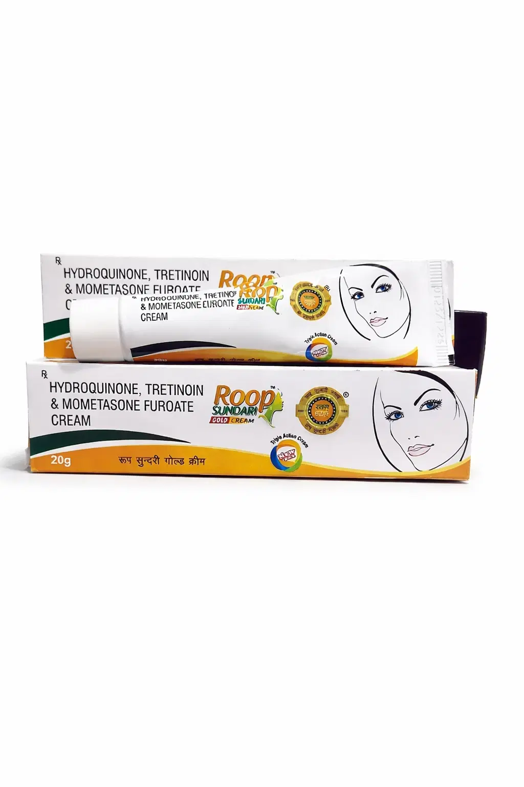 Roop Sundari Hydroquinone Tretinoin & Mometasone Furoate Cream 20g
