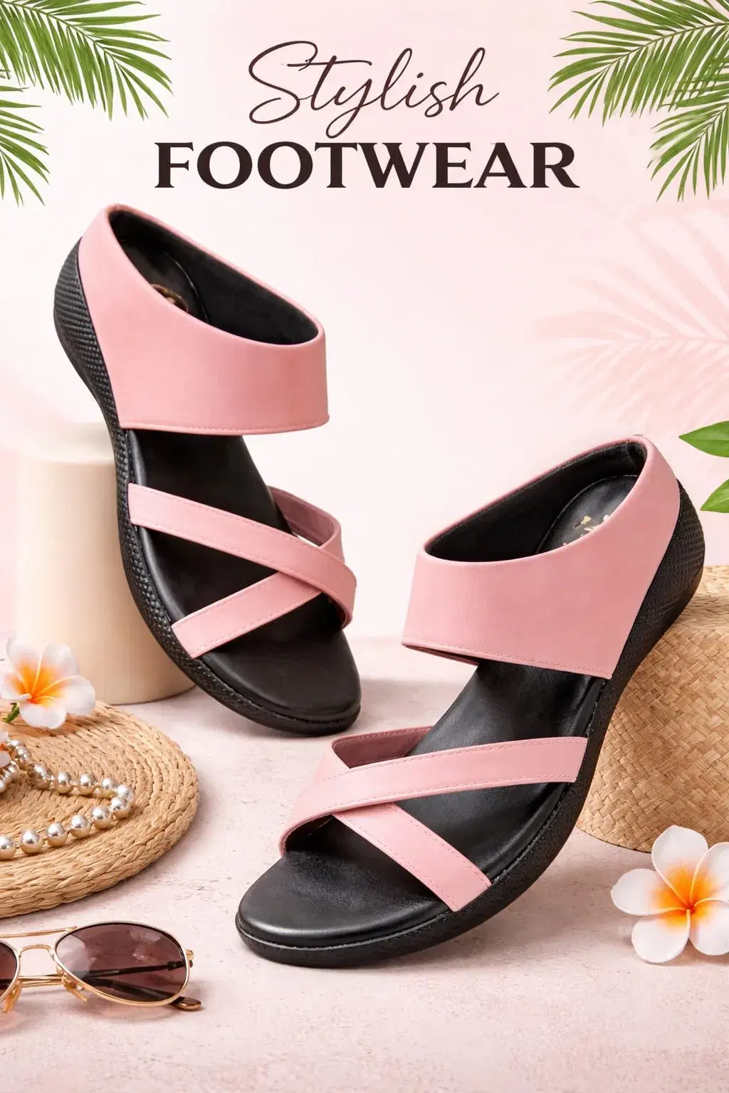 Women’s Pink X 2  Pata Sandals