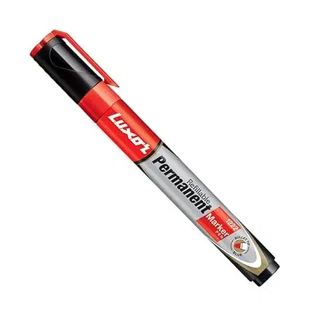 Luxor Whiteboard Marker Pen Set - Red | 10 Markers × 2 Packs