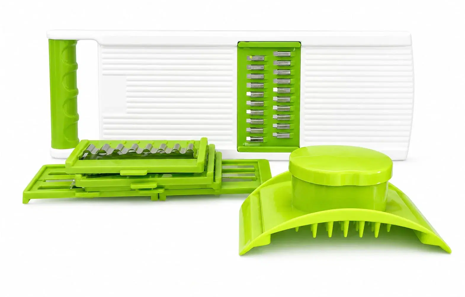 6-in-1 Kitchen Slicer & Grater with Hand Guard