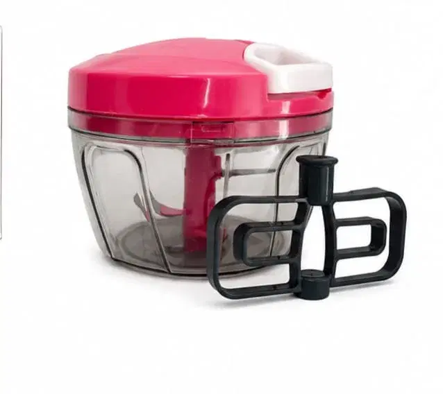 Manual Hand Pull Food Chopper with Mixing Paddle