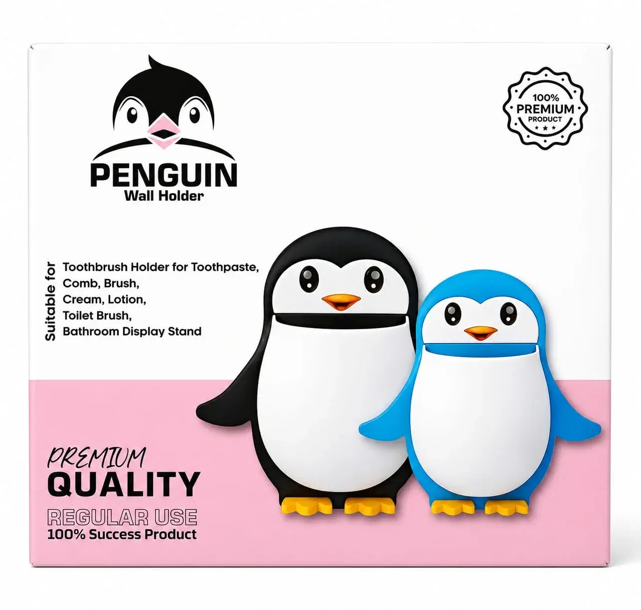 Penguin Wall Holder
