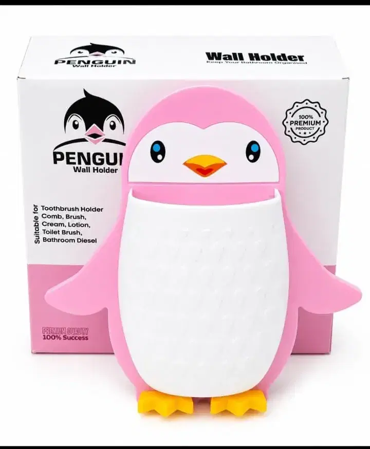 Penguin wall holder