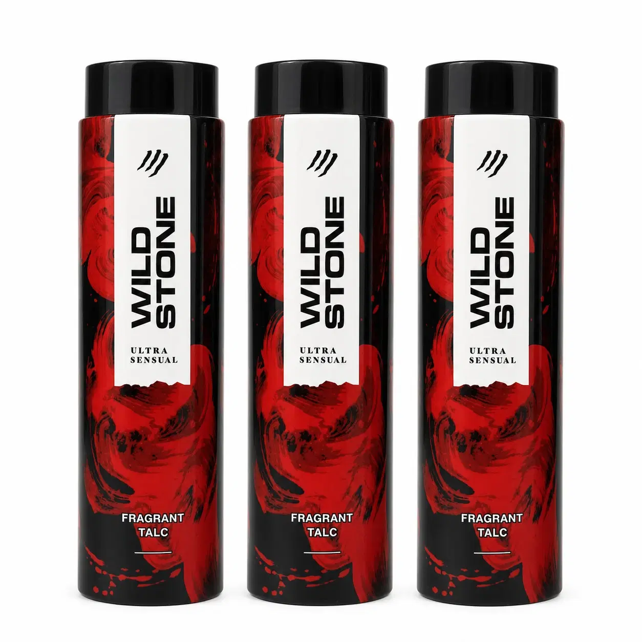 Wild Stone Ultra Sensual Fragrant Talc Pack of 3