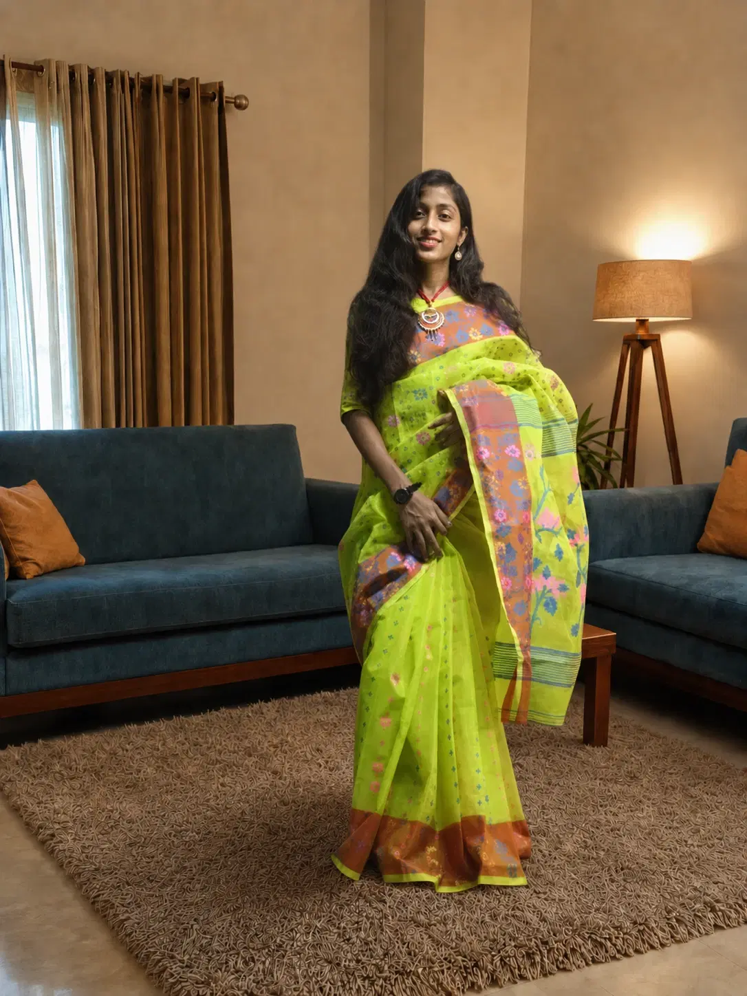 SIMONART TEXTILES JAMDANI SAREE