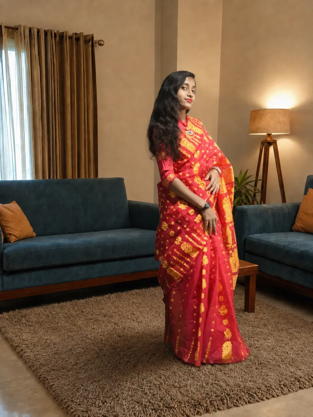 SIMONART TEXTILES JAMDANI SAREE