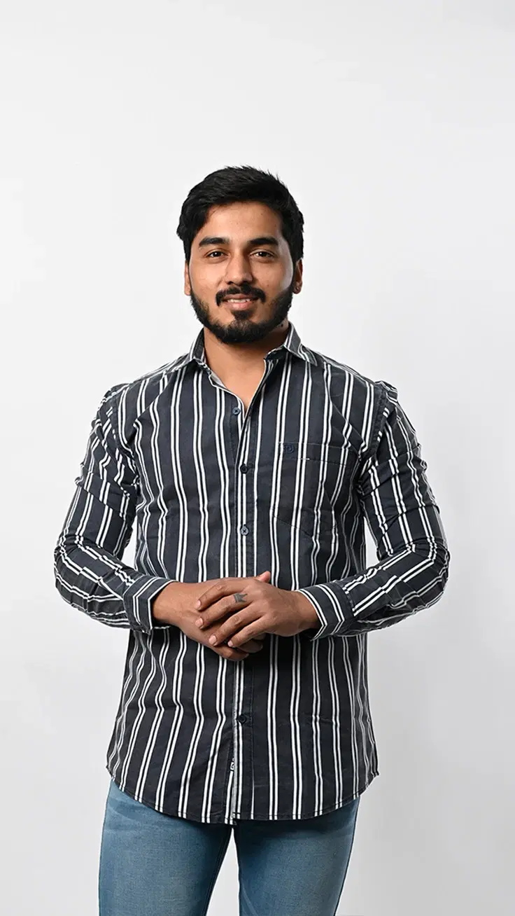 Men's  Vertical Striped Casual Shirt