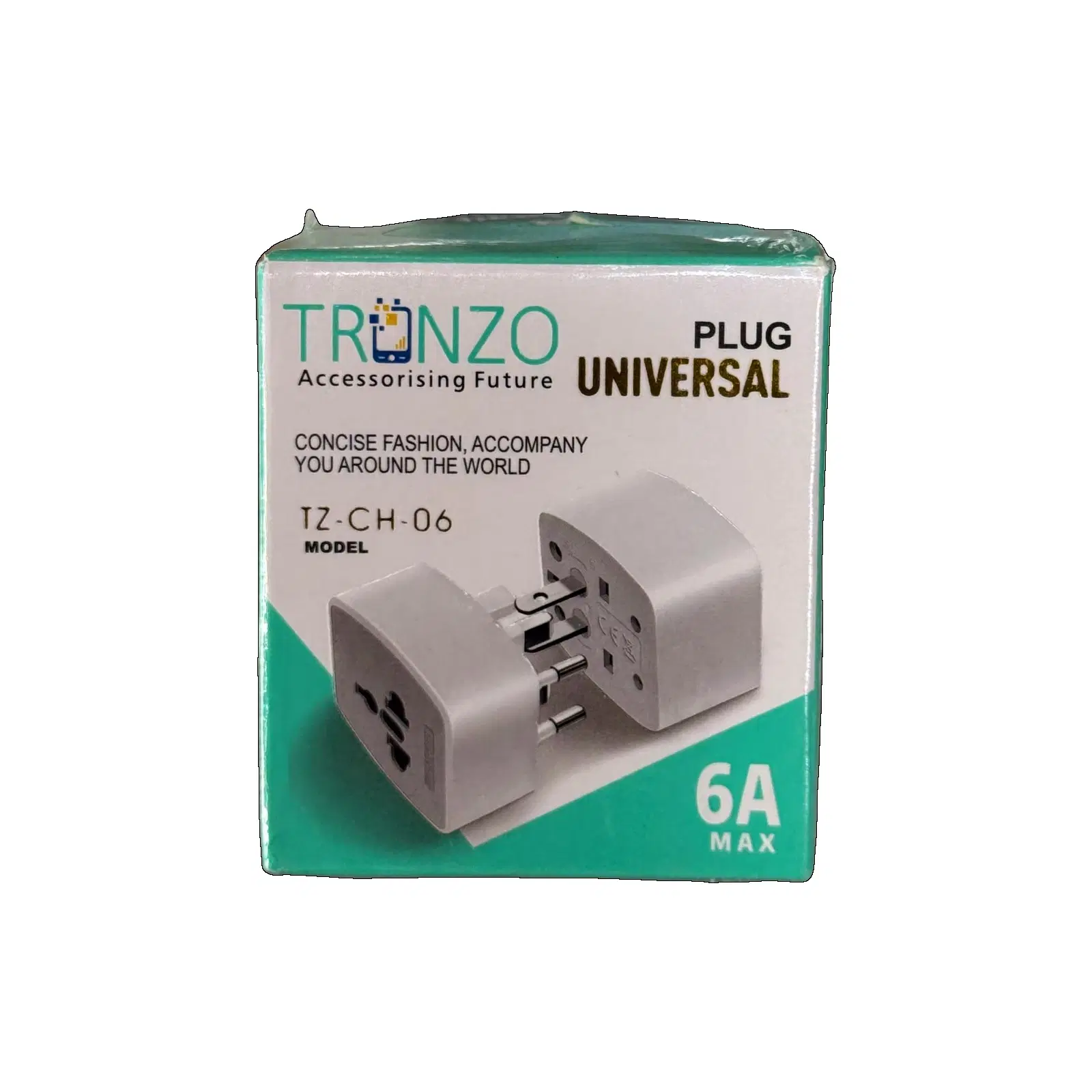 Universal Travel Plug Adapter 6A Max TZ-CH-06
