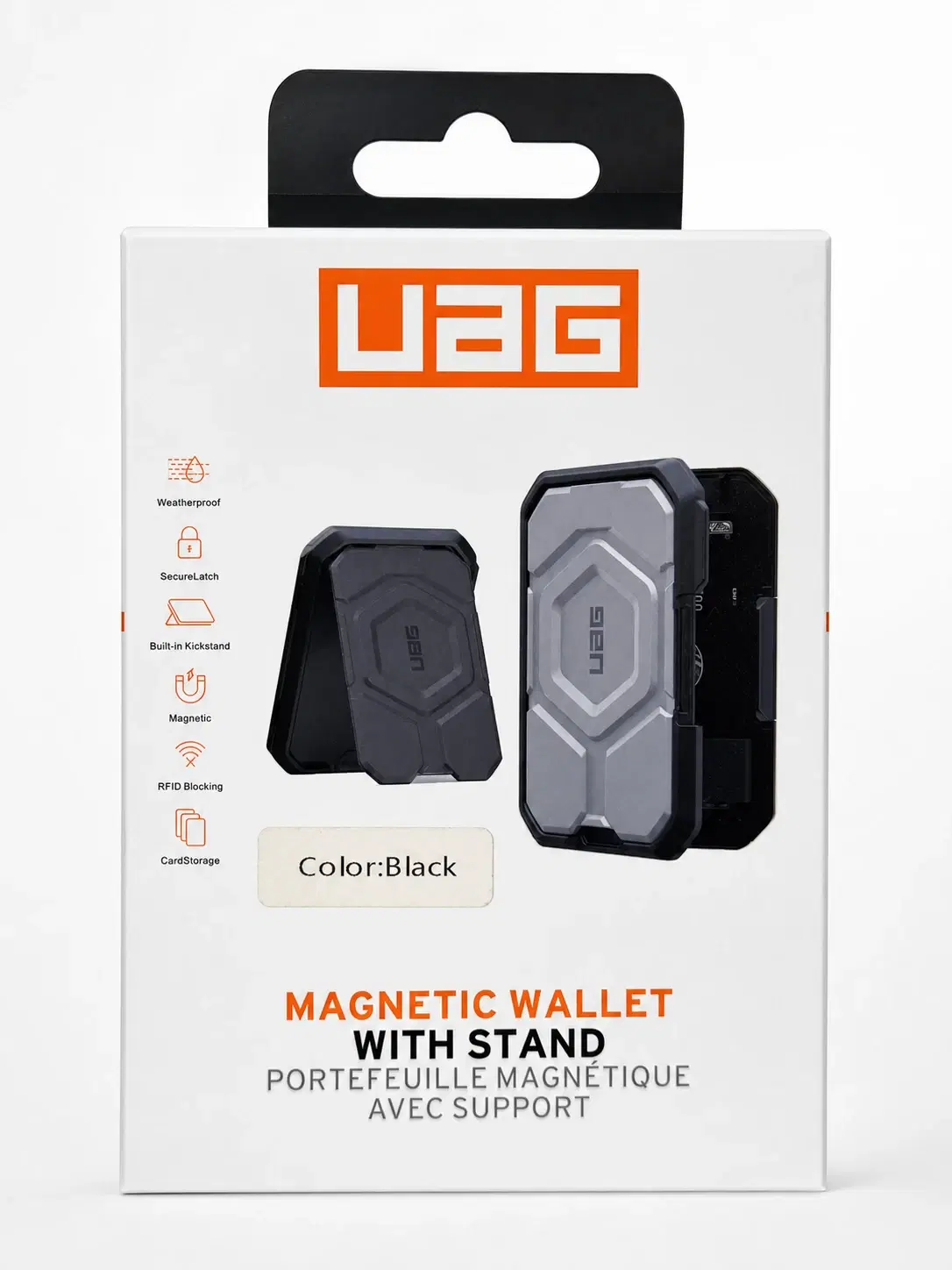 UAG Magnetic Wallet with Stand - Silvery