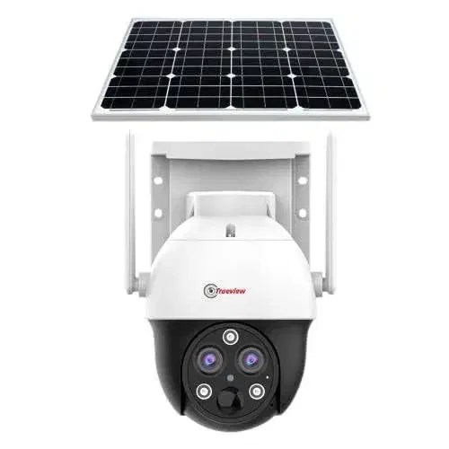 Treview 4G SIM Solar Powered Outdoor PTZ Security Camera with Dual Antennas