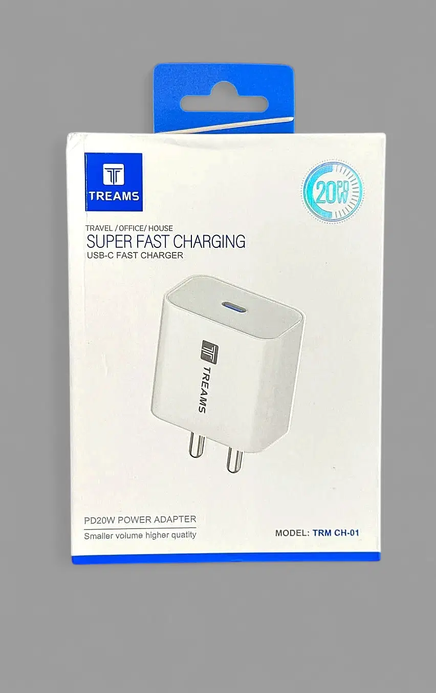 Treams 20W USB-C Super Fast Charging PD Power Adapter