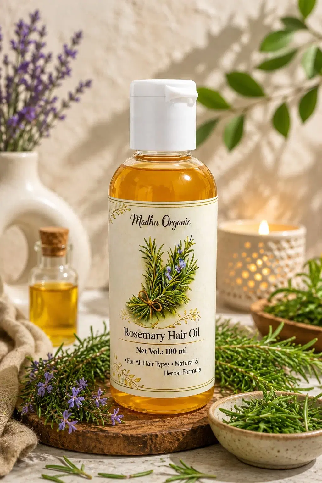 Madhulika Organic  Care  Rosemary Hair Oil 100 ml