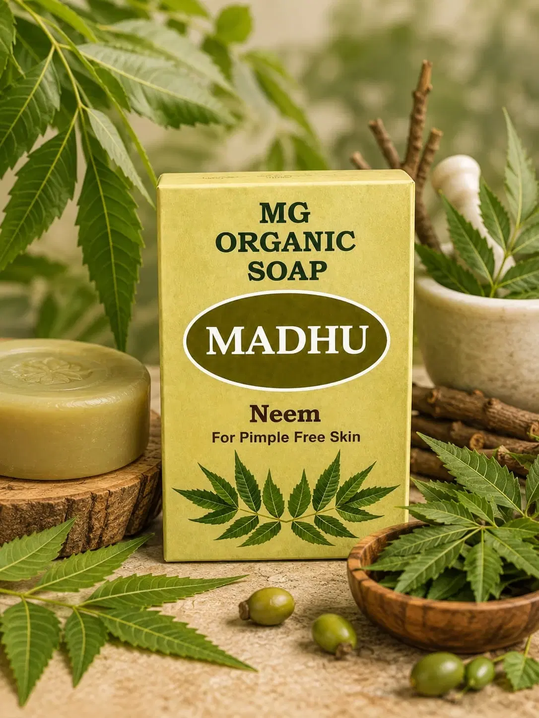 Madhulika Organic Care Neem Soap 100 g
