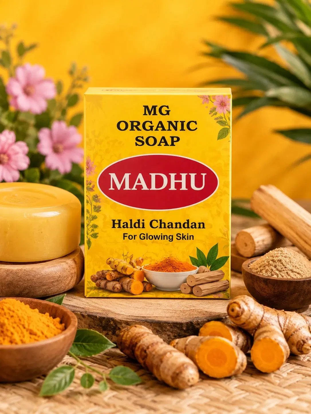 Madhulika Organic Care Haldi Chandan Soap 100 g
