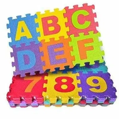 Kids EVA Foam Alphabet and Number Floor Puzzle Mat Set