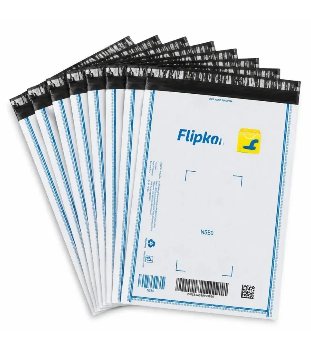 Flipkart Transparent  Poly Courier Bags for Shipping & Packaging Pack of 50