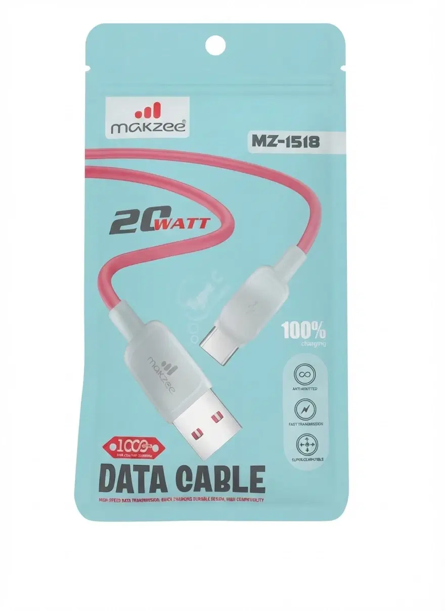 Makzee MZ-1518 20W USB to Type-C Data Cable