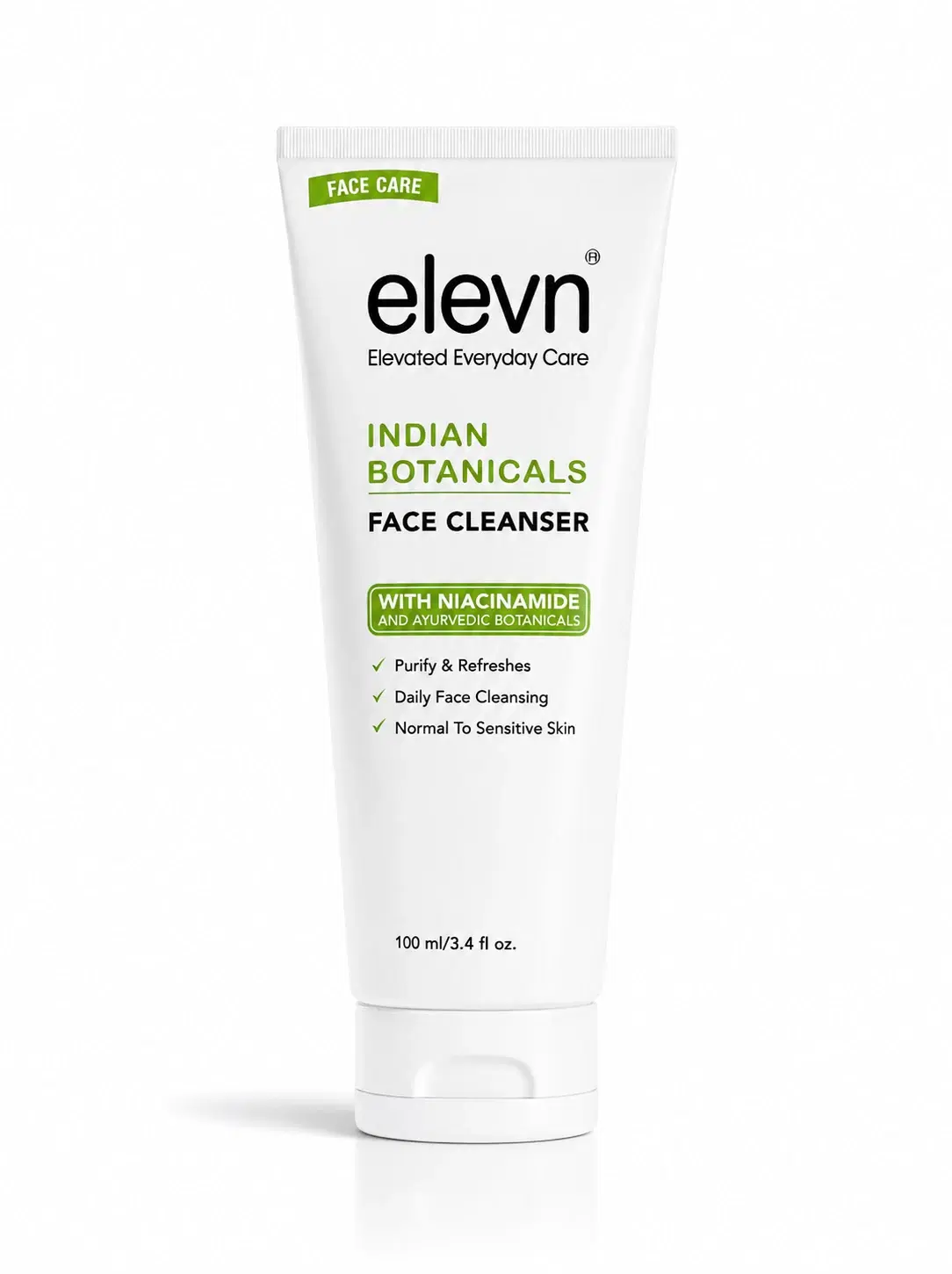 Elevn Indian Botanicals Face Cleanser  | Indian Botanicals &  Niacinamide, 100 ml