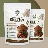Krishak Organic Reetha Powder Hair Cleansing Pack of 2