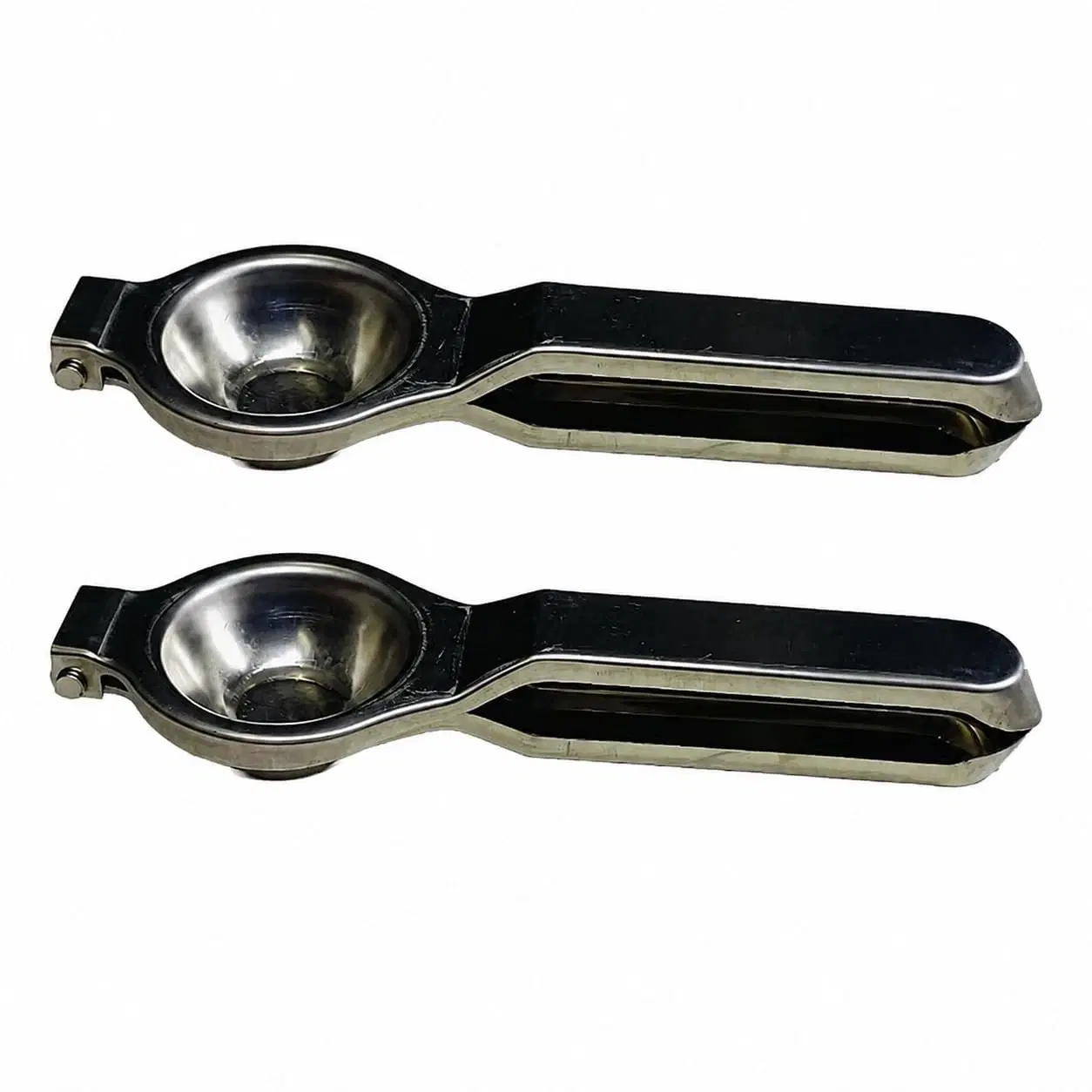 iINTELLIGENCEi Stainless Steel Lemon Squeezer, Hand Press, 20 cm, 2 Qty