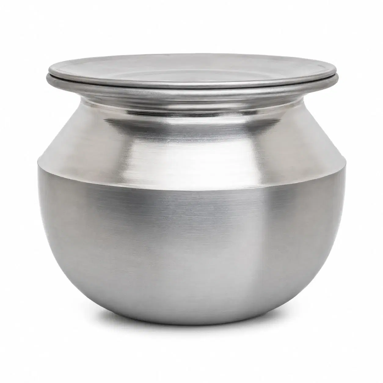 iINTELLIGENCEi Aluminium Rice Pot with Lid, Size 13, Cooking Pot, 1 Qty