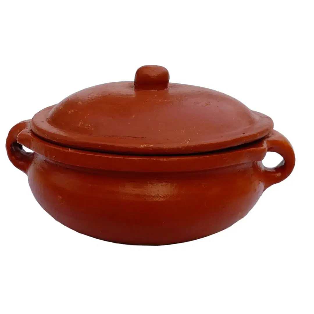 iINTELLIGENCEi Clay Uruli with Lid and Handles, 9 inch, 2.5 litres, 1 Qty