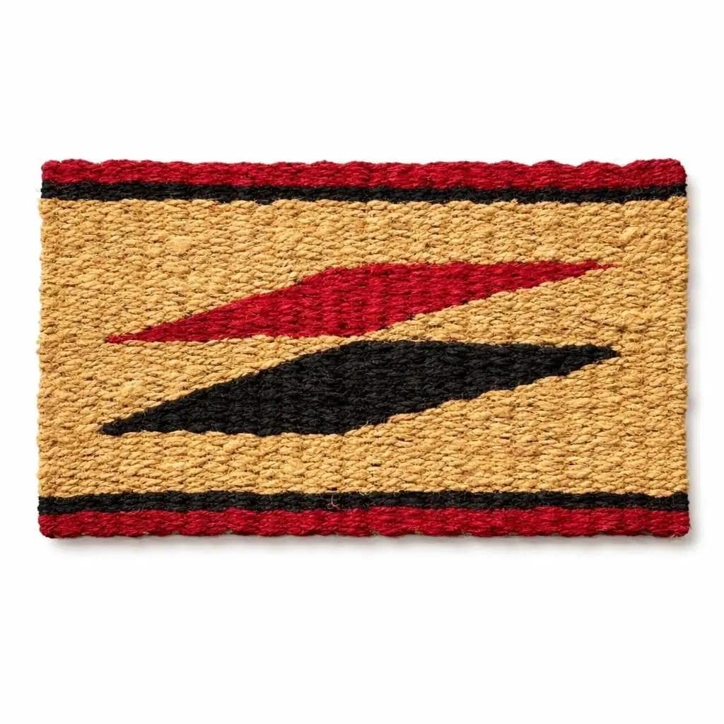 Coir Doormat, Natural Coconut Fibre, 62 x 36 cm, 1 Qty