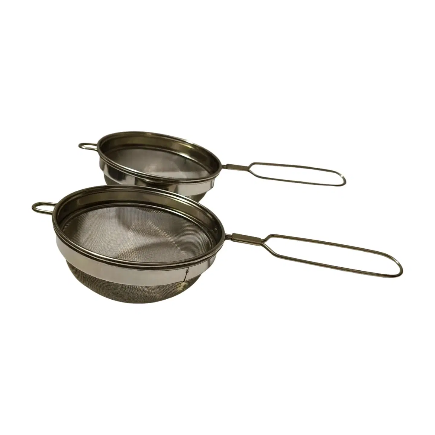 iINTELLIGENCEi Stainless Steel Tea Strainer, Chai Chalni with Handle, 2 Qty