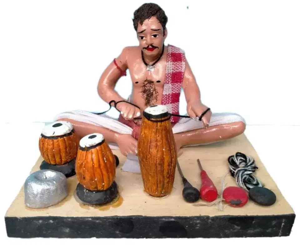 simonart and printing golu dolls