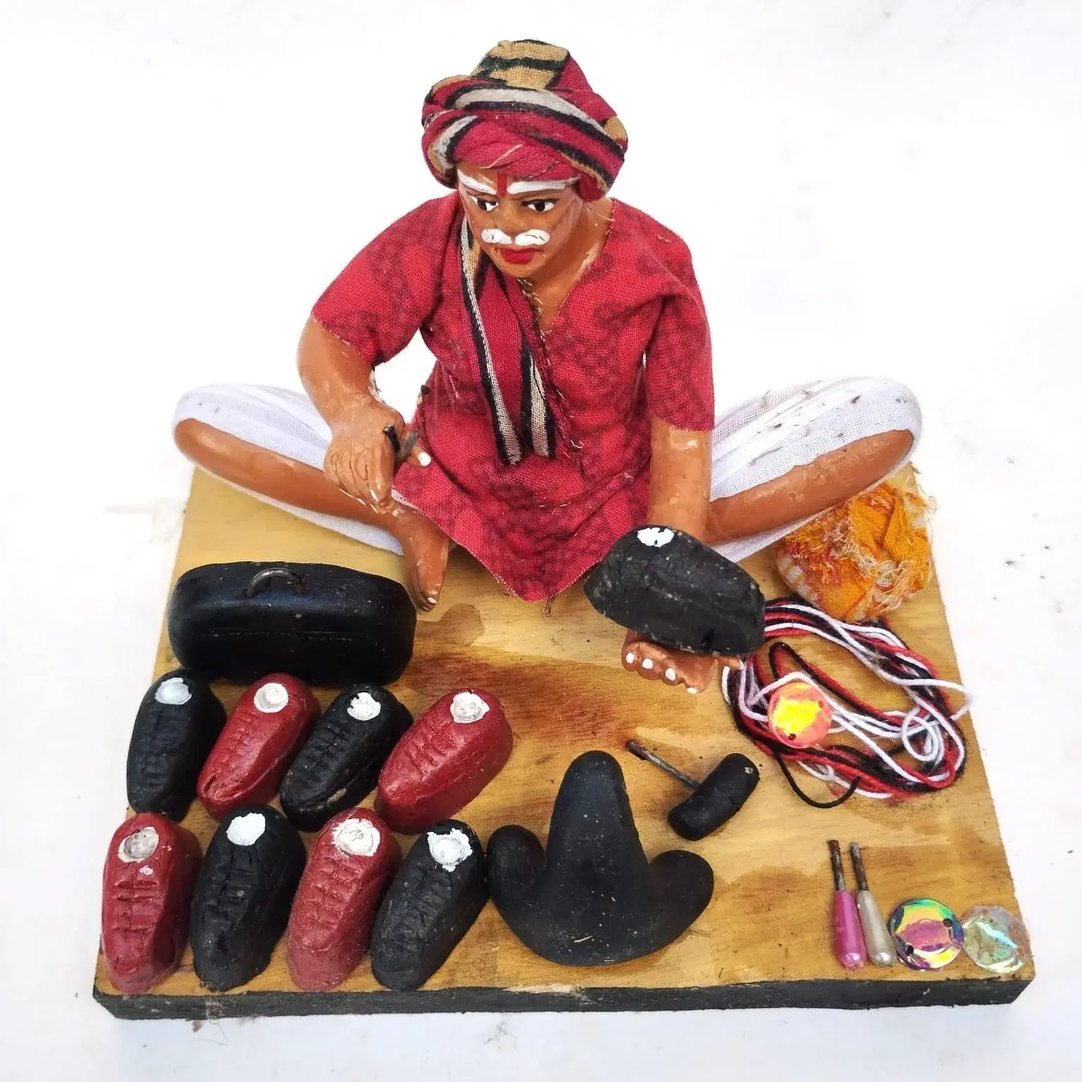 simonart and printing golu dolls