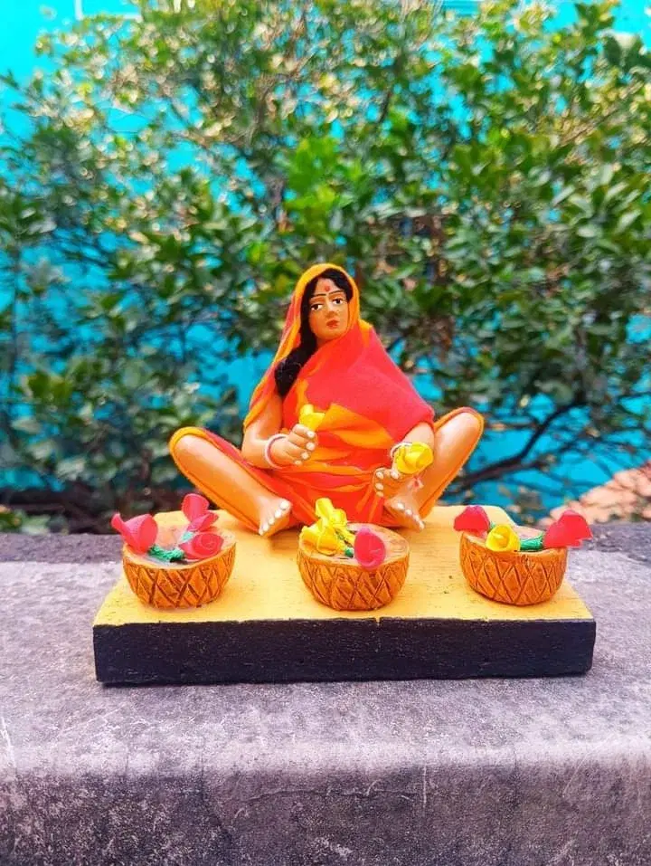 handicrafts clay dolls home decor 10 cm 14 cm 10 cm