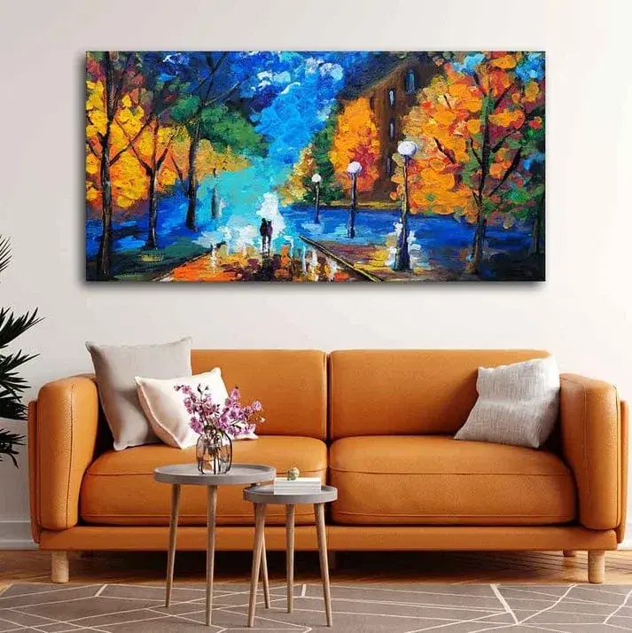 canvas hand painting modern art