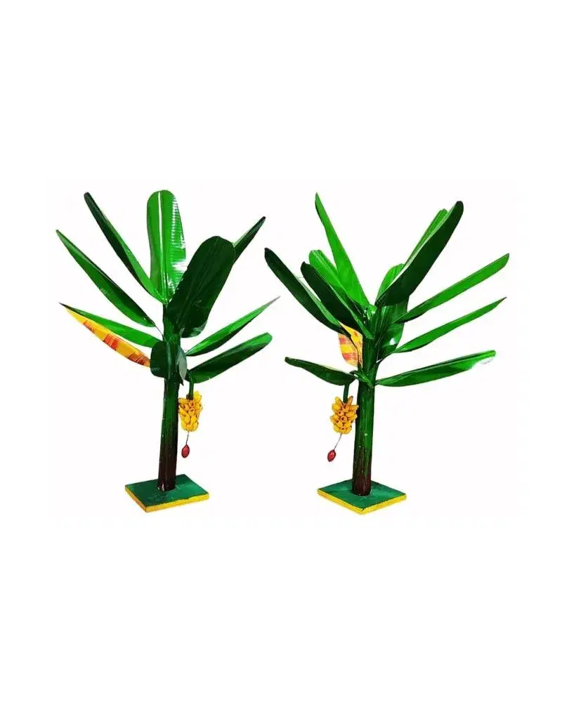 artificial banana tree 2 ft pooja decor 1 pair