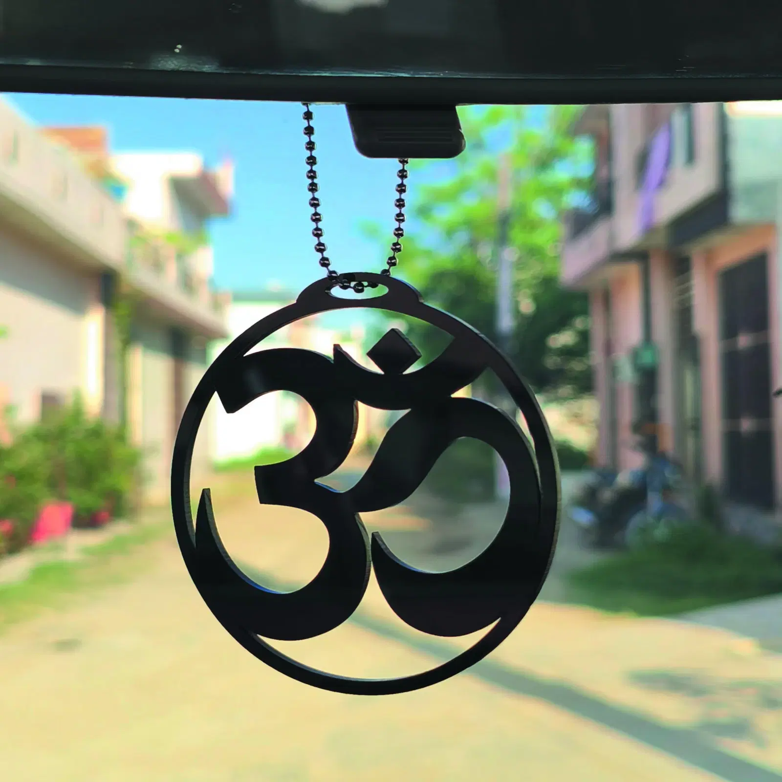 ARTEND car Hanging Ornament om Shiv Ganesh Hanuman Krishan Religious car Hanging Accessories (OM)