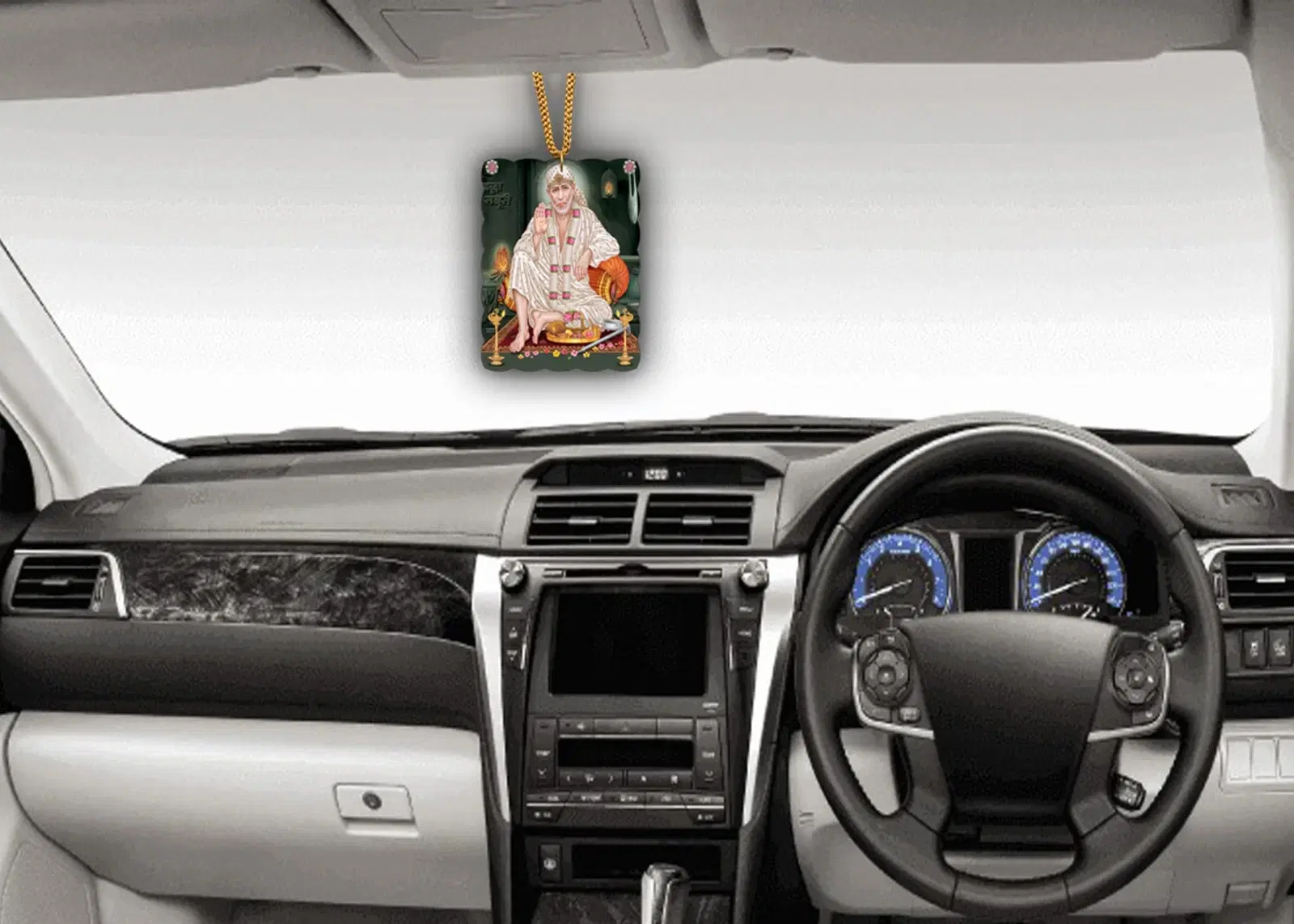 ARTEND car Rearview Mirror Ornament shiridi saibaba Idol car Accessories