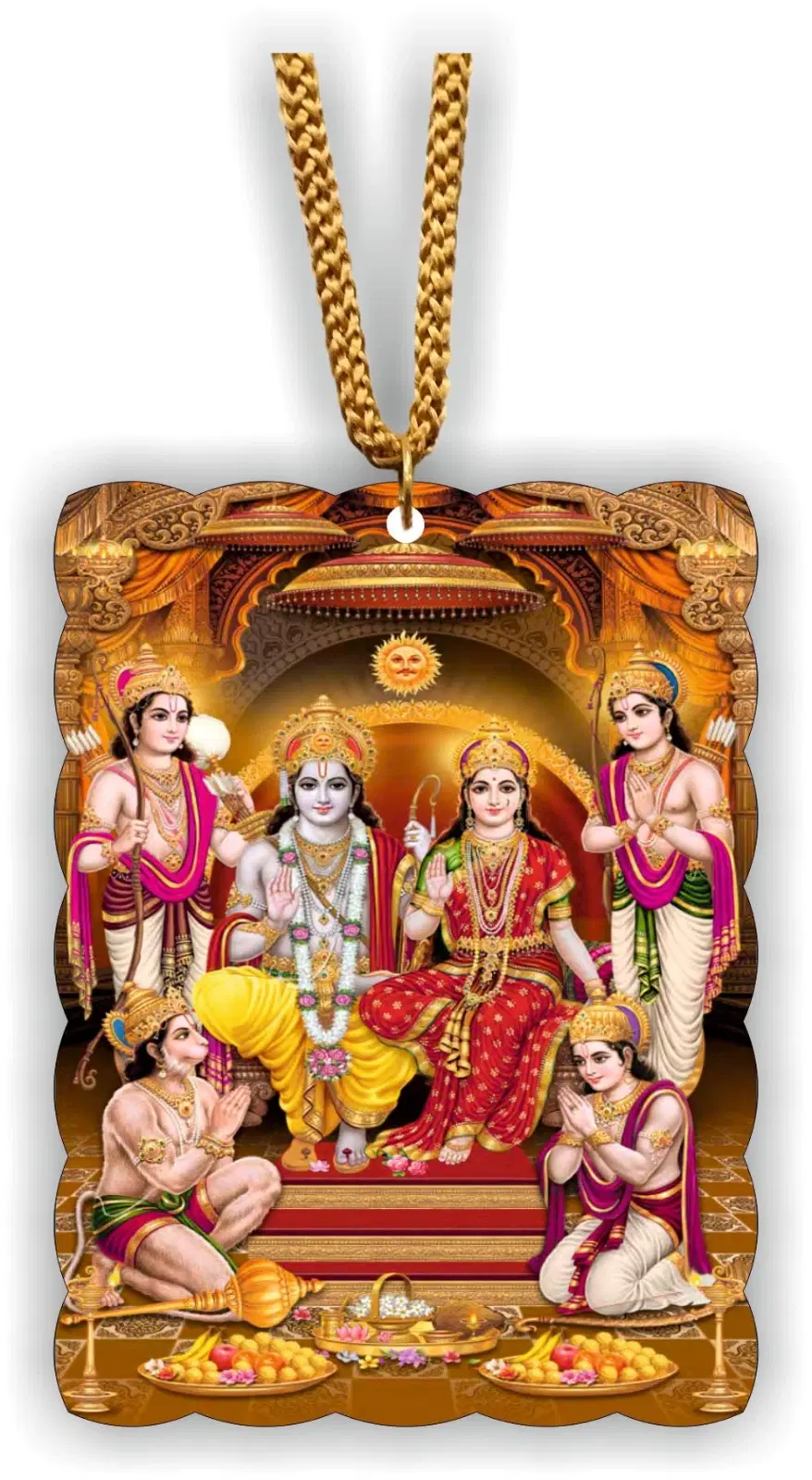 ARTEND car Decoration Item Interior Ram darbar car Hanging Accessories Interior (R-1)