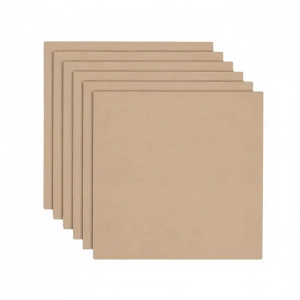 ART END Wooden MDF Board for Art and Craft | 4 Inch-2 mm | Square MDF Cutouts for Painting, Mandala | Plain Blank Unfinished Square Cutouts | Craft Supplies (Pack of 15)