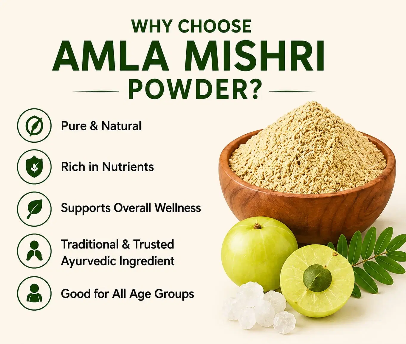 Krishak Organic Amla Mishri Powder