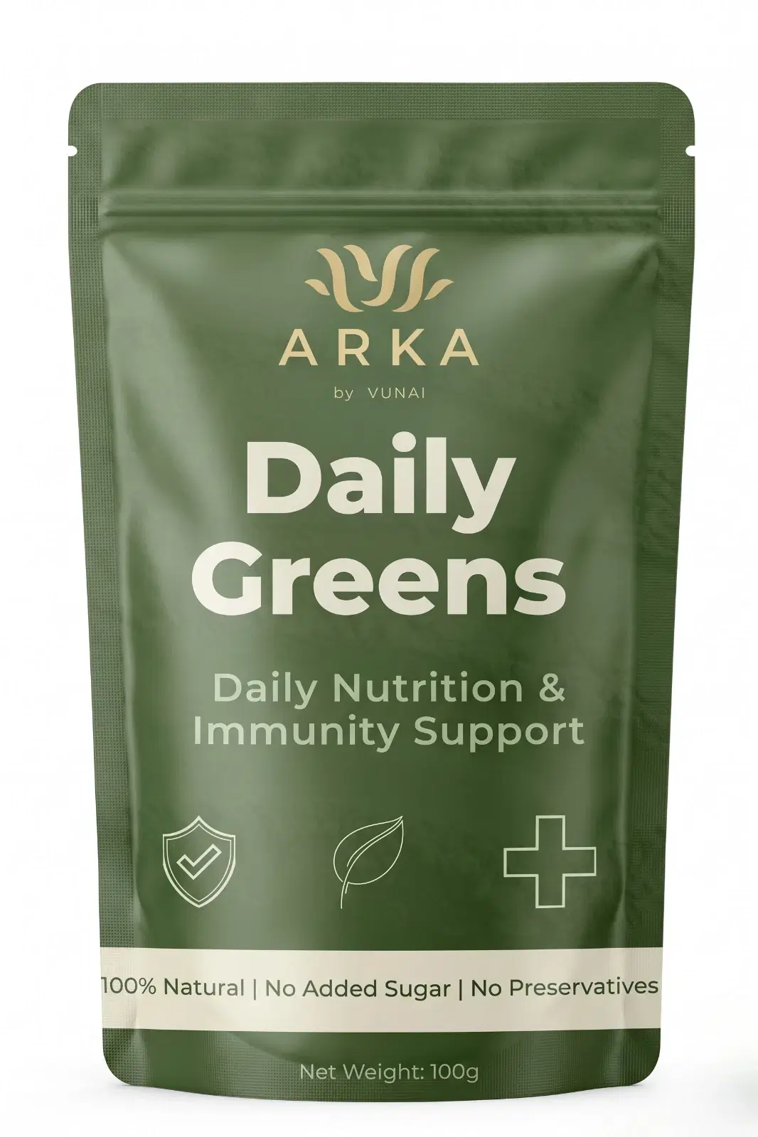 ARKA by VUNAI | Daily Greens | Moringa Leaf Powder | 100 g