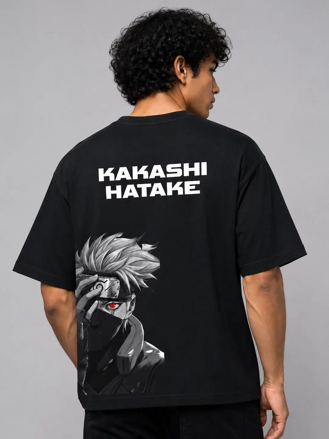 Shonen Spirit Printed Round Neck Oversize Pre-customized Tshirt for Men