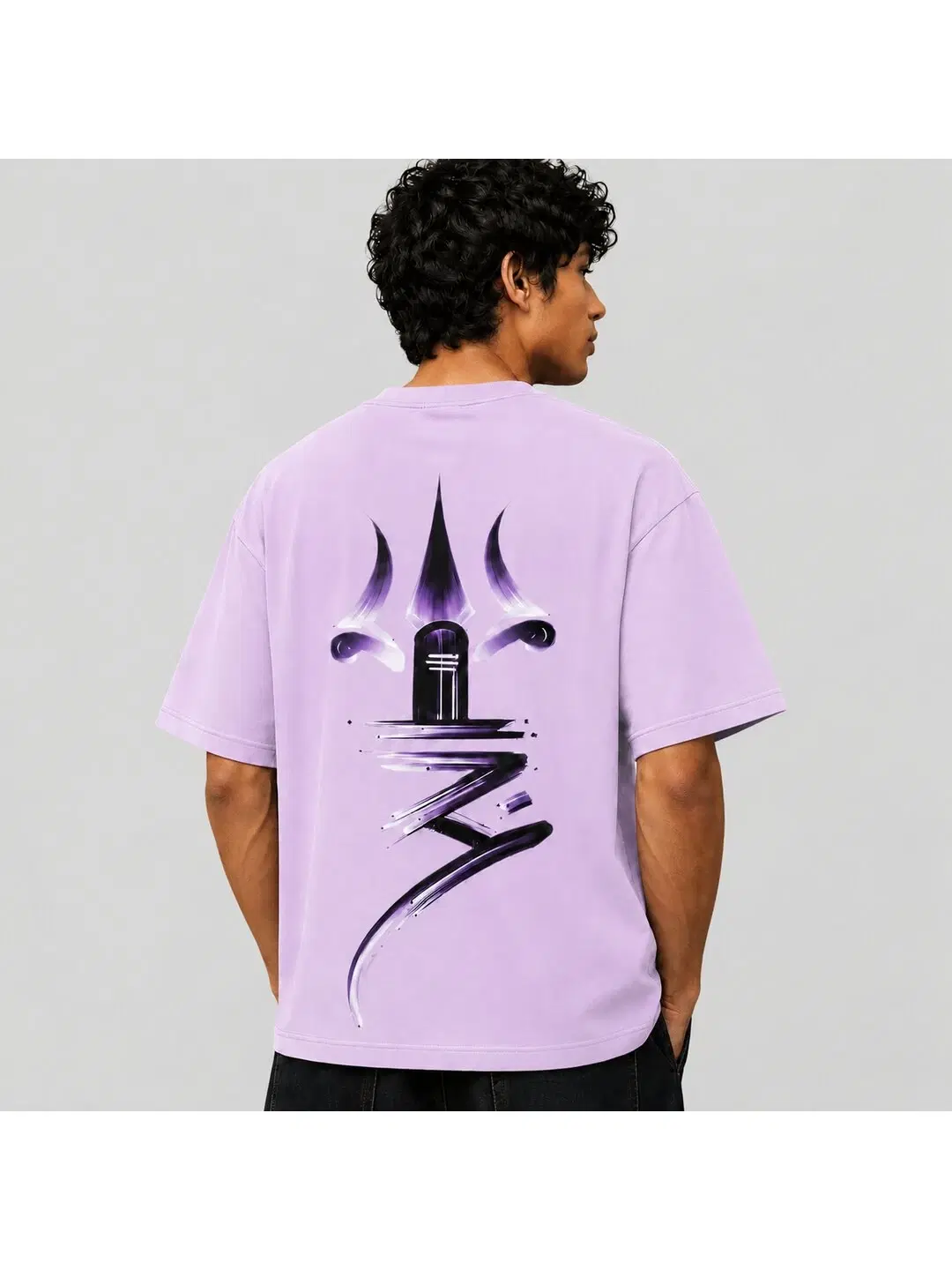 Shiva Printed Round Neck Oversize Pre-customized Tshirt for Men