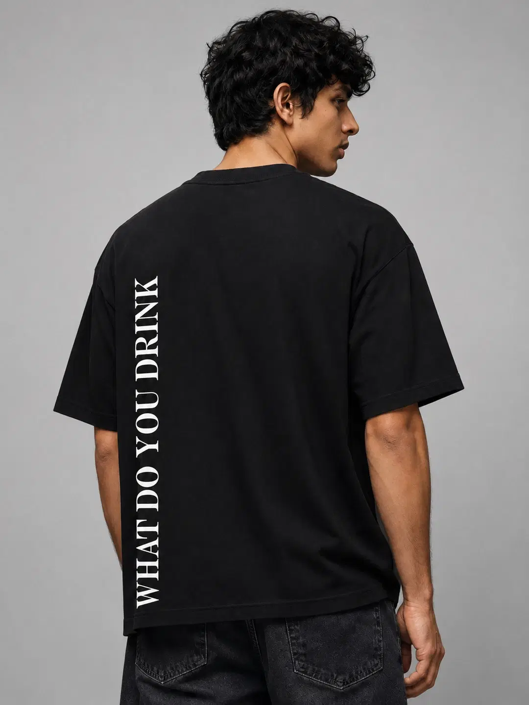 Poison Printed Round Neck Oversize Pre-customized Tshirt for Men