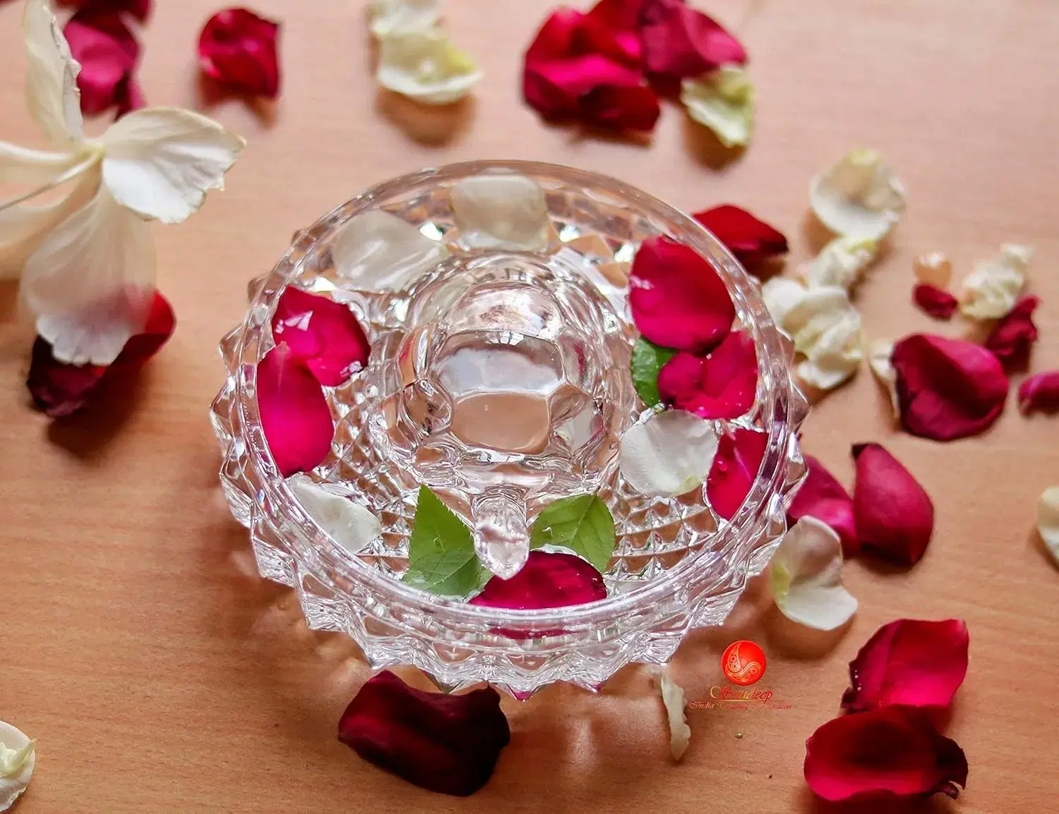 Ahina Feng Shui Crystal Turtle for Home & Office – Vastu Tortoise Showpiece for Good Luck, Longevity, Wealth & Positive Energy Décor