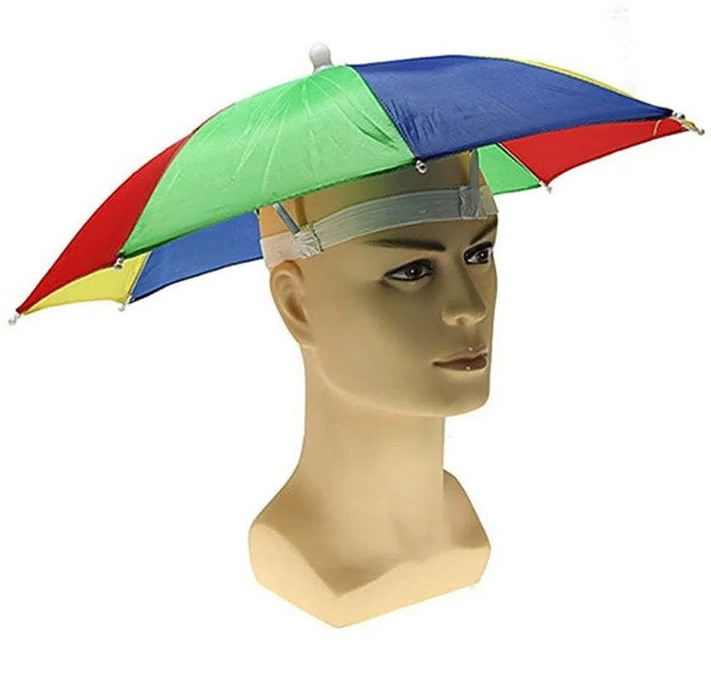 Ahina Compact Folding Umbrella Hat – Portable Hands-Free Protection Gear