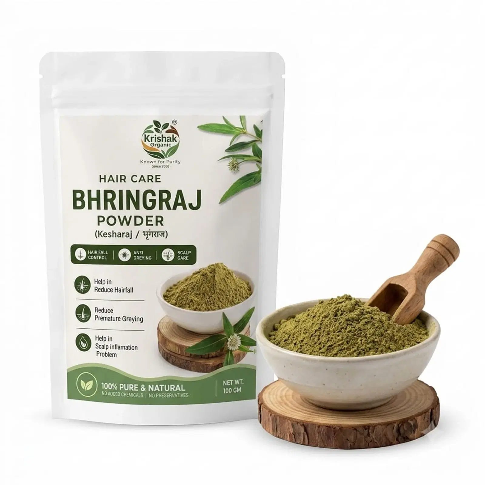 Krishak Organic Bhringraj Powder