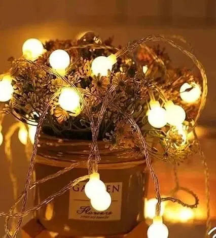 20 LED Clear Wire Bubble Ball Fairy Lights for Home